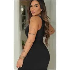 Vestido Tubinho Forrado Colado Suplex Tecido Duplo Premium Tamanho Único Feminino