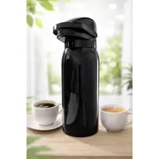 Garrafa Térmica 1,8L Preta Antivazamento Mantém Quente e Gelado Longa Duração Premium