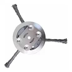 Disco Escova De Aço Para Roçadeiras Elétricas Bateria 24v 30v 36v Nakasaki e Outras Fabricantes