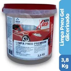 Limpa Pneu Glicerinado Gel Incolor | Baba de Camelo | Pretinho - 3,2 Litros
