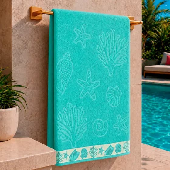 Toalha De Banho Macia Gigante Estampada 76 cm x 1,50 cm 100% Algodão Lisa