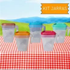 Jarras Plásticas para Suco 1.500 ml - Kit com 3 unidades