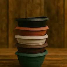 Kit 4 Vasos de Parede de 3,4 Litros Bem Reforçados
