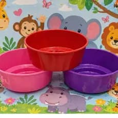 Kit 6 Potes Plasticos Para Comedouros De Animais Água ou Ração Novidade Somente os Potes