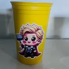 20-30-40-50 Copos Plástico Reutilizável 300 ml Para Decoração de Festa Infantis e Lembrancinhas Temáticas -Heroes