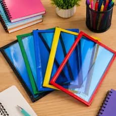 Capa Protetora De Acetato Caderno Brochura 1/4 Peq Goodie Colorida