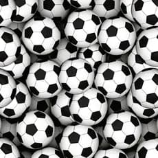 Papel De Parede Futebol Bolas Futebol Quarto Infantil Menino Adesivo Lavável - Pro Decor