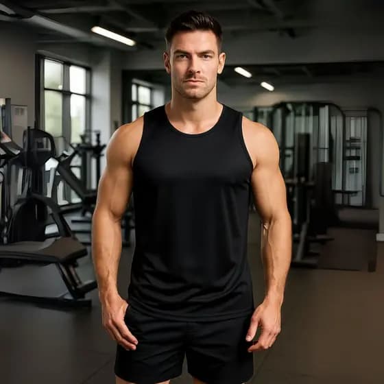 Regata Masculina Nadador Blusa Dry Academia Fitness Treino
