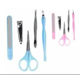 Kit para Manicure Completo com 5 peças Plástico/Metal - KMP-37  Novos e de Qualidade