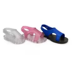 Sandália Infantil Luz Led Pisca Baby Glitter Menina Menino Casual Confortavél