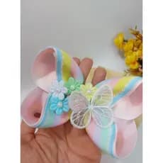 Laço infantil / Laço Jardim Encantado / Moda infantil / Acessório de cabelo infantil