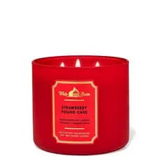 Vela 3 Pavios Strawberry Pound Cake Bath & Body Works