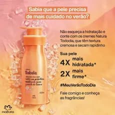 Creme Sorbet Desodorante Nutritivo para o Corpo Tododia Manga Rosa e Água de Coco