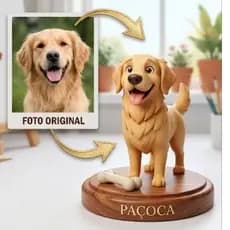 Personalizado cachorro Eternize e decore com seu cachorro gato animal de estimação Escultura personalizada modelo carton