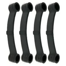 Kit 4 tirantes preto para máquina de lavar roupas