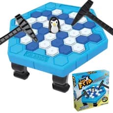 Jogo Pinguim Quebra Gelo Numa Fria Tamanho Grande Jogos De Mesa Brinquedo Infantil