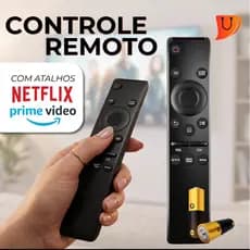 Controle Remoto TV Samsung Smart 4K com Pilhas