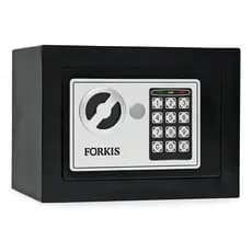 Cofre Eletrônico Digital 6L Aço Senha + Chaves Segurança FK-CF007
