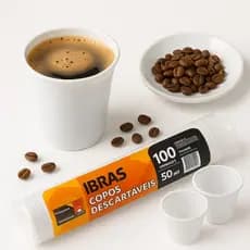Kit 100 Copos Descartáveis 300ml / 200ml / 180ml / 50ml Copo Plástico para Festas e Uso Diário