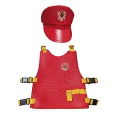 kit Colete Infantil de Bombeiro – Brigada de Incêndio