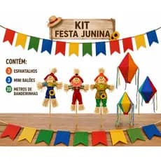 Kit Decoração Festa Junina Arraiá