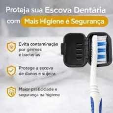 Protetor escova de dentes, porta escova.