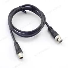 1M CCTV Extensão Linha Coaxial BNC Macho Para Fêmea Plug Cabo Conector Adaptador Câmera Segurança Em Casa BR2L2