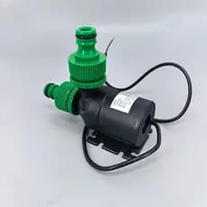 DC 12V 24V Alta Tensão Ultra-Silencioso Bomba De Água Solar Elevador 5M 800L/H Motor Sem Escova Submersível 2pin Fio Con