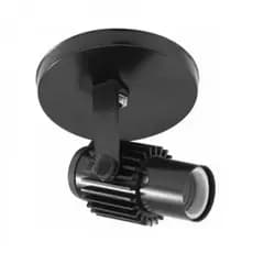 Spot Aletado 1 Lâmpada Preto/Branco/Dourado  Luminária Simples E27
