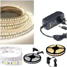 Fita Led 3582 IP20 5mt 300led  BRANCA FRIO/BRANCA QUENTE/BRANCA NEUTRO + Fonte