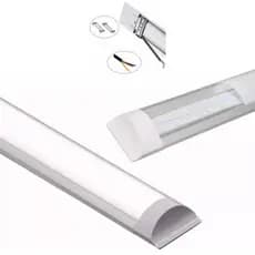 Luminária Linear Tubular Led Slim 30cm 9w Branco Frio Bivolt 85v-220v