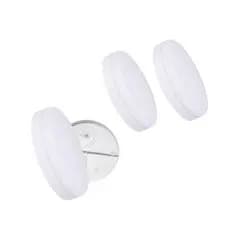 Kit 2 Plafon Led Borda Infinita 20W Sobrepor  Redondo Bivolt Branco Frio 6500k 12CM