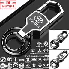 【MUTIPS】Chaveiro De Carro Em Liga De Metal , Com Logotipo De Impressão A Laser