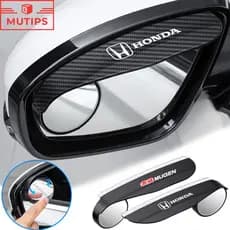2 Pçs/Set Honda Espelho Retrovisor Do Carro Chuva Sobrancelha Viseira Ponto Cego Capa De Para Mugen HR-V Fit Civic City