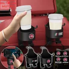 Fiat Suporte Para Copos De Água Com Gancho Carro Telefone De Rack De Armazenamento Automático Strada Argo Mobi Toro Fastback Pulse Cronos Scudo 500 Titano Palio Ideia Uno Punto