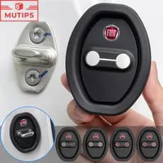 Capa De Fechadura De Porta De Carro Fiat Borracha De Silicone Fivela Almofada Protetora De Amortecedor Para Argo 500 Str