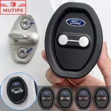 Tampa Da Fechadura Porta Do Carro Ford Borracha De Silicone Fivela Almofada Protetora Amortecedor Para Ranger Ka Focus m