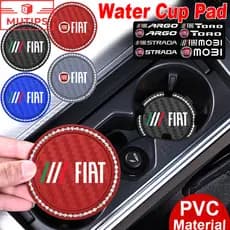 Almofada De Copo De Água Para Carro Fiat Porta-Copos De Silicone Tapete Antiderrapante Argo 500 Strada Mobi Bravo Toro P