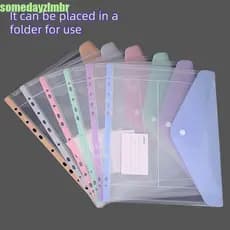 SOMEDAYZL0M Bolsos Para Fichário , Organizador De Arquivos , Bolsa De Arquivo De Folhas Soltas De Alta Capacidade Docume
