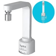 Bica Com Tampa Superior Branca Torneira Slim 4T Hydra