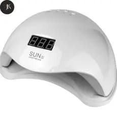 Cabine De Unha Gel Acrigel Led/uv Sun5 Branca/Rosa Digital 48w Bivolt