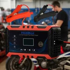 Carregador Bateria Bivolt 12v Portatil 6ah-100ah Moto Carro
