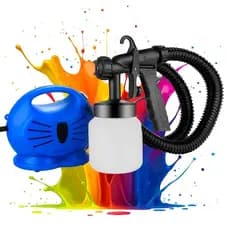Pistola de Pintura Elétrica com Compressor – Pulverizador de Tinta para Casa, Comércio e Reforma