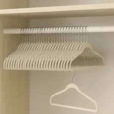 Kit 10 Cabide Adulto Veludo Slim Ultra Fino Organizador
