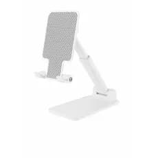 Suporte Celular de Mesa Retrátil Móvel Ajustável Portátil Smartphone Tablet Escritório Super Resistente Branco