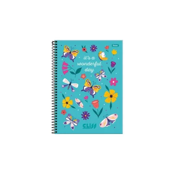 Caderno Universitario Fem - Capa Dura /1 matéria/80 fls