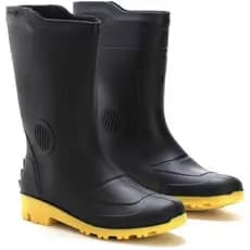 Bota Galocha Grendene Chuva PVC Impermeável solado Amarelo