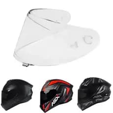 Viseira Capacete Axxis Asx Eagle Draken City Cristal Segment (1798C)