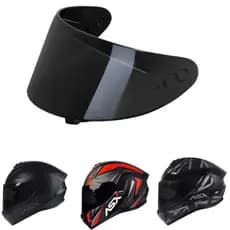 Viseira Capacete Fumê Axxis Asx V18b Eagle Draken City Antirrisco (POLIVISOR) 1798F