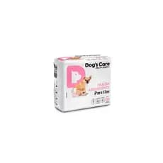 Fralda Absorvente Higiênica Descartável Dogs Care P/ Cães/Cachorros Fêmeas C/ 6 Unid